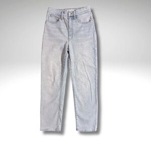 Madewell Perfect Vintage Straight Light Wash High Rise Jeans size 27